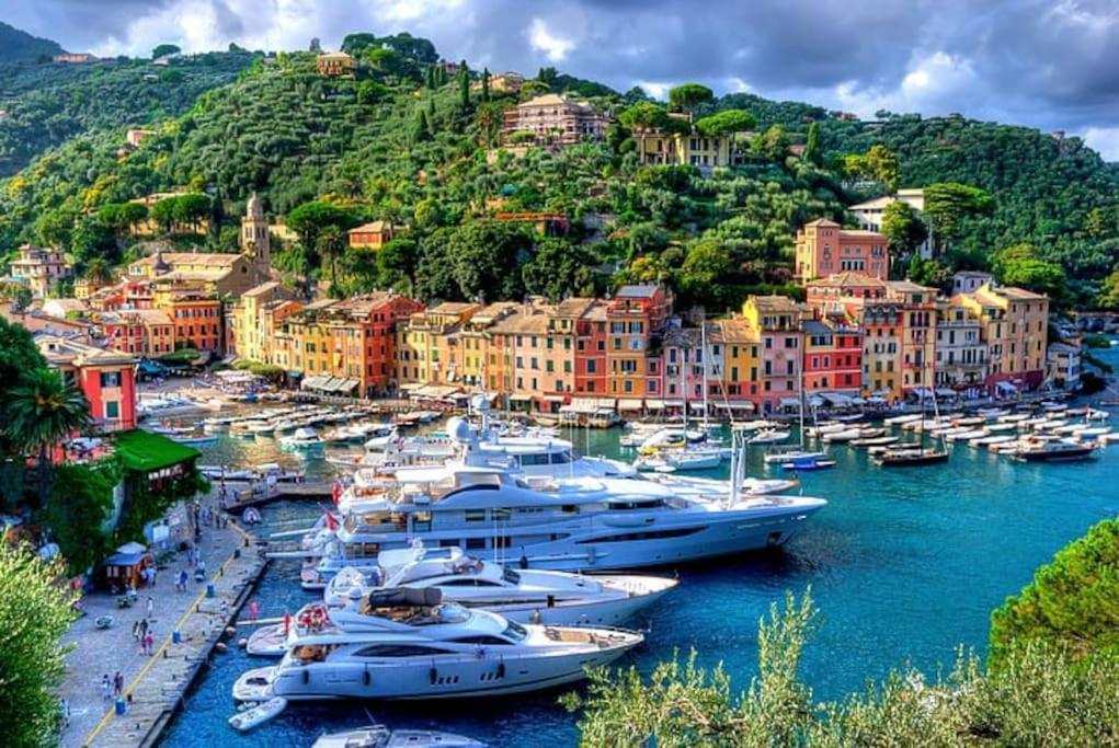 Portofino - Appartamento Vista Mare - Rooftop Terrazzo - In Centro Citta - Free Wifi Rapallo Exterior foto